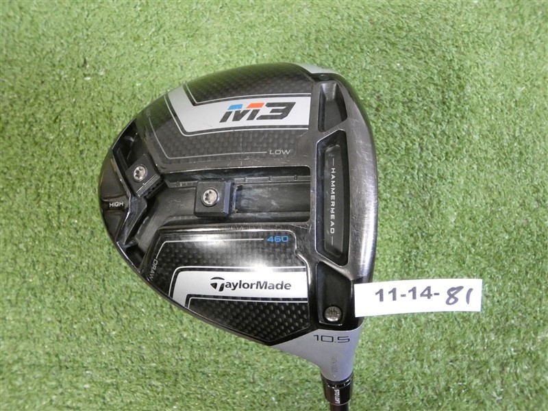 TaylorMade M3 460 10.5* Driver Diamana D+ 62 Stiff Graphite