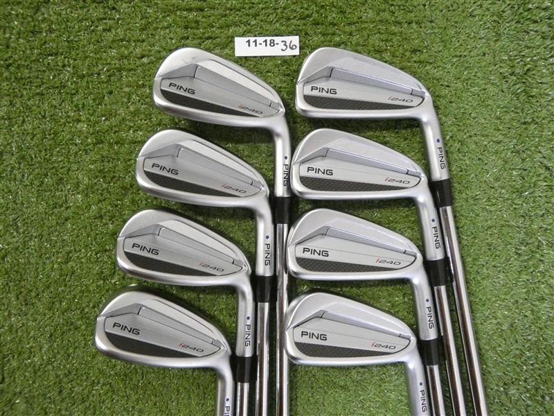 PING i240 Irons 4-W & U NS Pro Modus 3 Tour 115 Stiff Steel Blue Dot 1* Upright