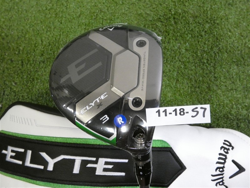 Callaway 2025 Elyte X 15* 3 Wood Denali Charcoal 60g 5.5 Regular Graphite HC New