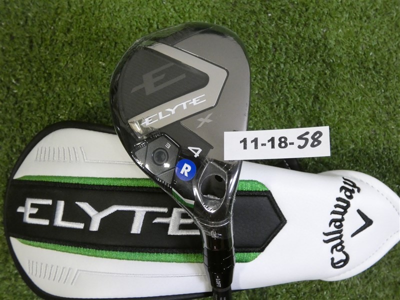 Callaway 2025 Elyte X 21* 4 Hybrid Denali Charcoal 60g 5.5 Regular with HC New