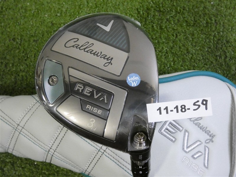 Callaway REVA Rise 18* Womens 3 Wood LIN-Q LTE 4F1 Ladies Graphite with HC New