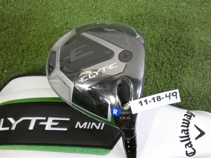 Callaway 2025 Elyte Mini 13.5* Driver Denali Charcoal 50g 5.5 Regular w HC New
