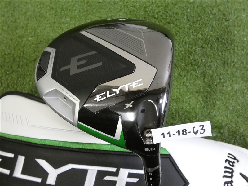 Callaway Elyte X 9.0* Driver Denali Charcoal 50g 6.0 Stiff Graphite with HC Mint