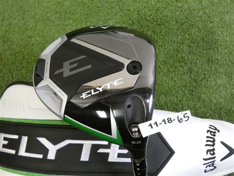 Callaway 2025 Elyte 9.0* Driver Denali Charcoal 50g 6.0 Stiff w Headcover Mint