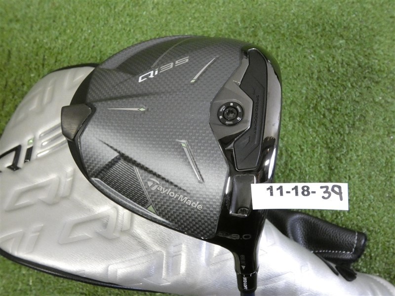 TaylorMade Qi35 9.0* Driver Riptide CB 60g 6.0 Stiff Graphite w Headcover Mint