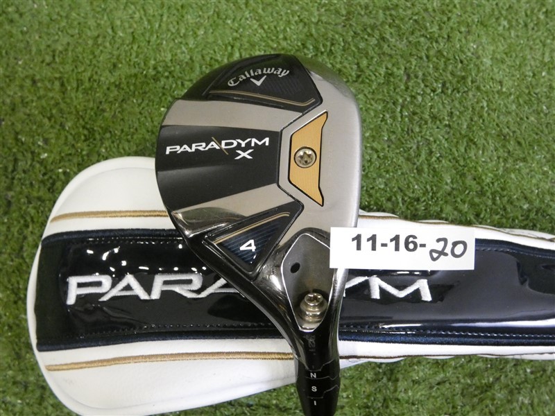 Callaway Paradym X 21* 4 Hybrid HZRDUS Gen 4 Silver 75g 6.0 Stiff Graphite w HC