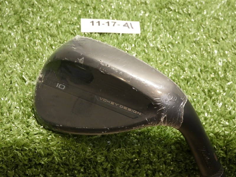Titleist Vokey SM10 Jet Black 60* 10* Lob Wedge S Grind Dynamic Gold Steel New