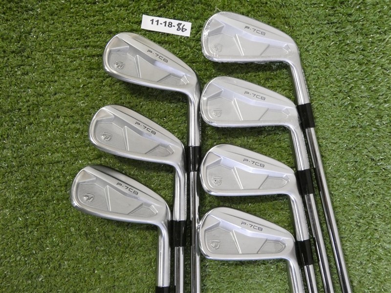 TaylorMade 2024 P7CB Forged Irons 4-P DG Mid 115 S300 Stiff Steel Excellent